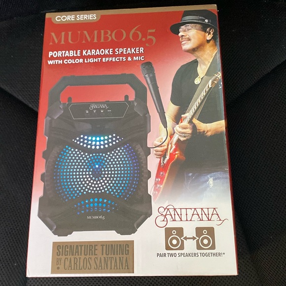 Santana portable karaoke speaker with mic - Picture 1 of 2